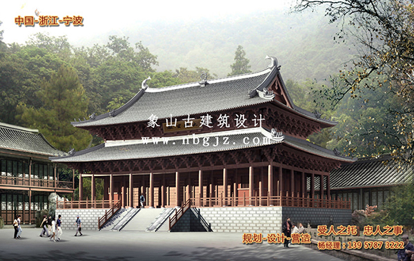 古韵今风——[古建筑设计公司名称]佛教寺庙建筑设计